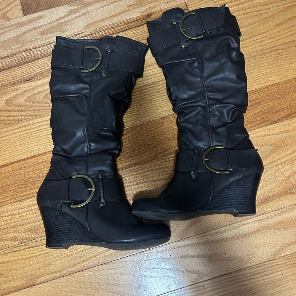 Unionbay Heeled Tall Boots